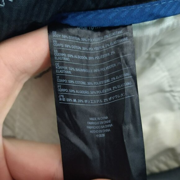 Volcom Shorts Mens 33 Gray Vmonty Stretch Chino Flat Front Mid Rise Skater Surf - Picture 8 of 9